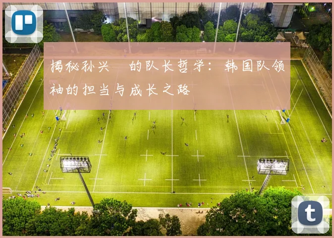 揭秘孙兴慜的队长哲学：韩国队领袖的担当与成长之路