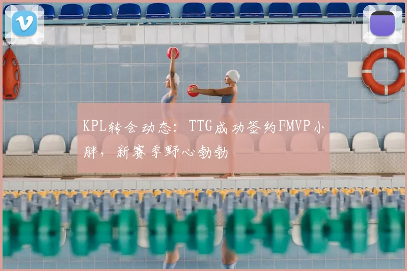 KPL转会动态：TTG成功签约FMVP小胖，新赛季野心勃勃